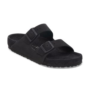 Arizona Exquisite Black Nubuck Leather