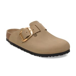 Boston Big Buckle Tabacco Brown Oiled Leather