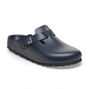 Boston Exquisite Black Natural Leather