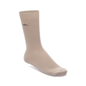 Cotton Rib Socks Sandcastle