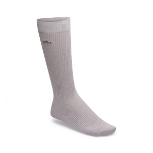 Cotton Rib  Socks Stone Coin