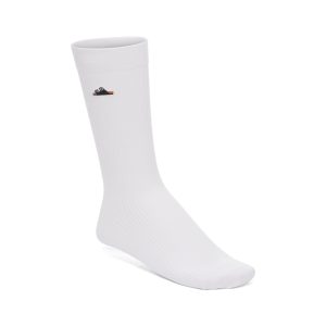 Cotton Rib Socks White