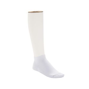 Cotton Sole Sneaker Socks Womens 2-Pack White