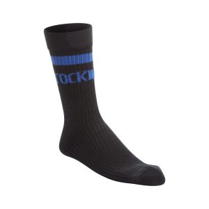 Cotton Crew Stripe Socks Black/Blue
