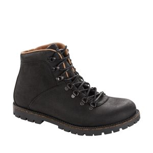 Jackson Black Waxy Nubuck Leather