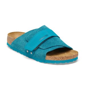 Kyoto Deep Turquoise Nubuck/Suede Leather