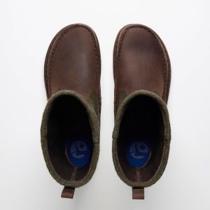 Lahti Roast/Forest Green Wool/Oiled Leather