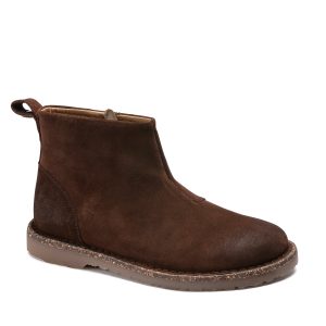 Melrose Espresso Waxy Suede Leather