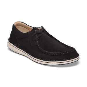 Pasadena Black Suede Leather