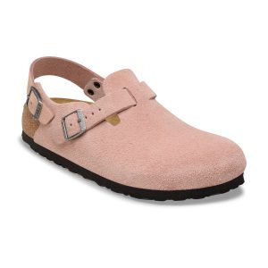 Tokio Pink Clay Suede Leather