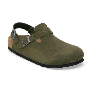 Tokio Thyme Suede Leather